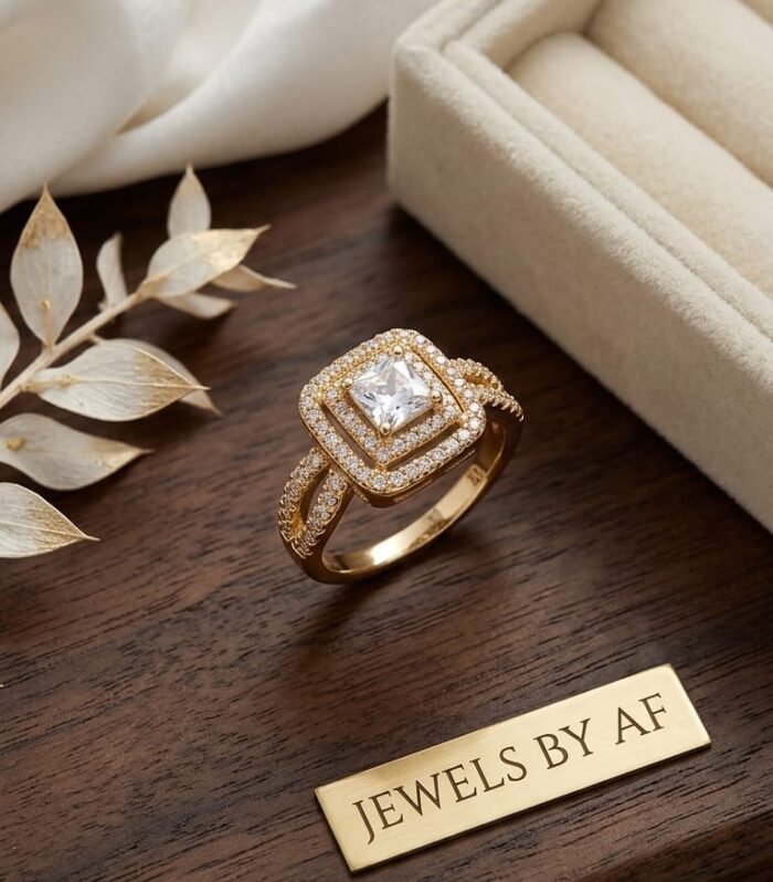 Elegant Styled Trendy Ring (WG)